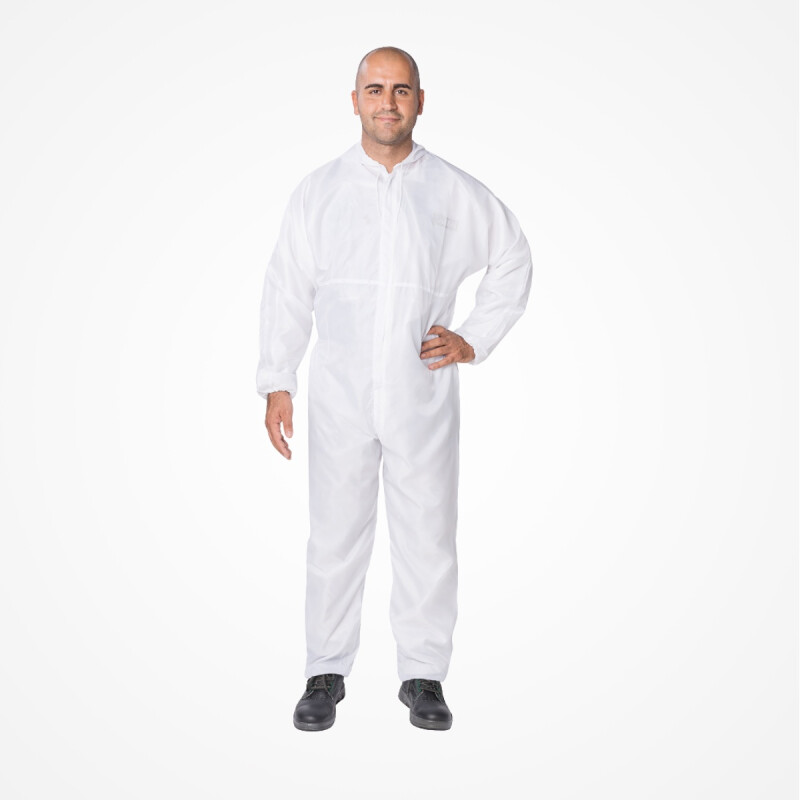 TUTA SUIT BIANCA SATA  TG.M