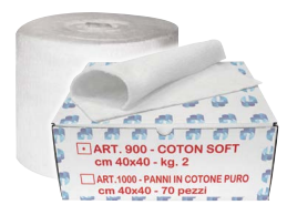 PANNO COTON SOFT STRAPPO 40X40 CM.