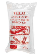 TELO COPRITUTTO P.E. H.D. m.4x25m spess. my8 800gr.