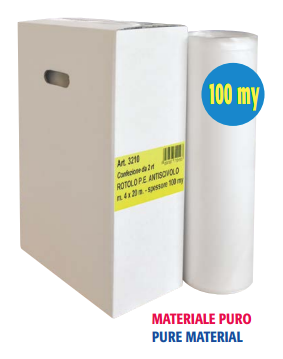 ROTOLO P.E. ANTISCIVOLO  m.2x40 m. spessore my100 mq80